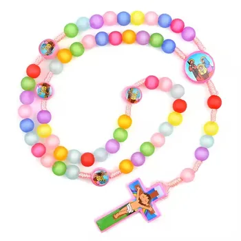 Cartoon Acrylic Catholic Rosary for Kids