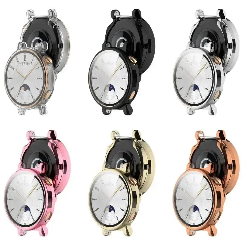 Premium Full-Cover Glass Protective Case for Huawei GT4 Smartwatch