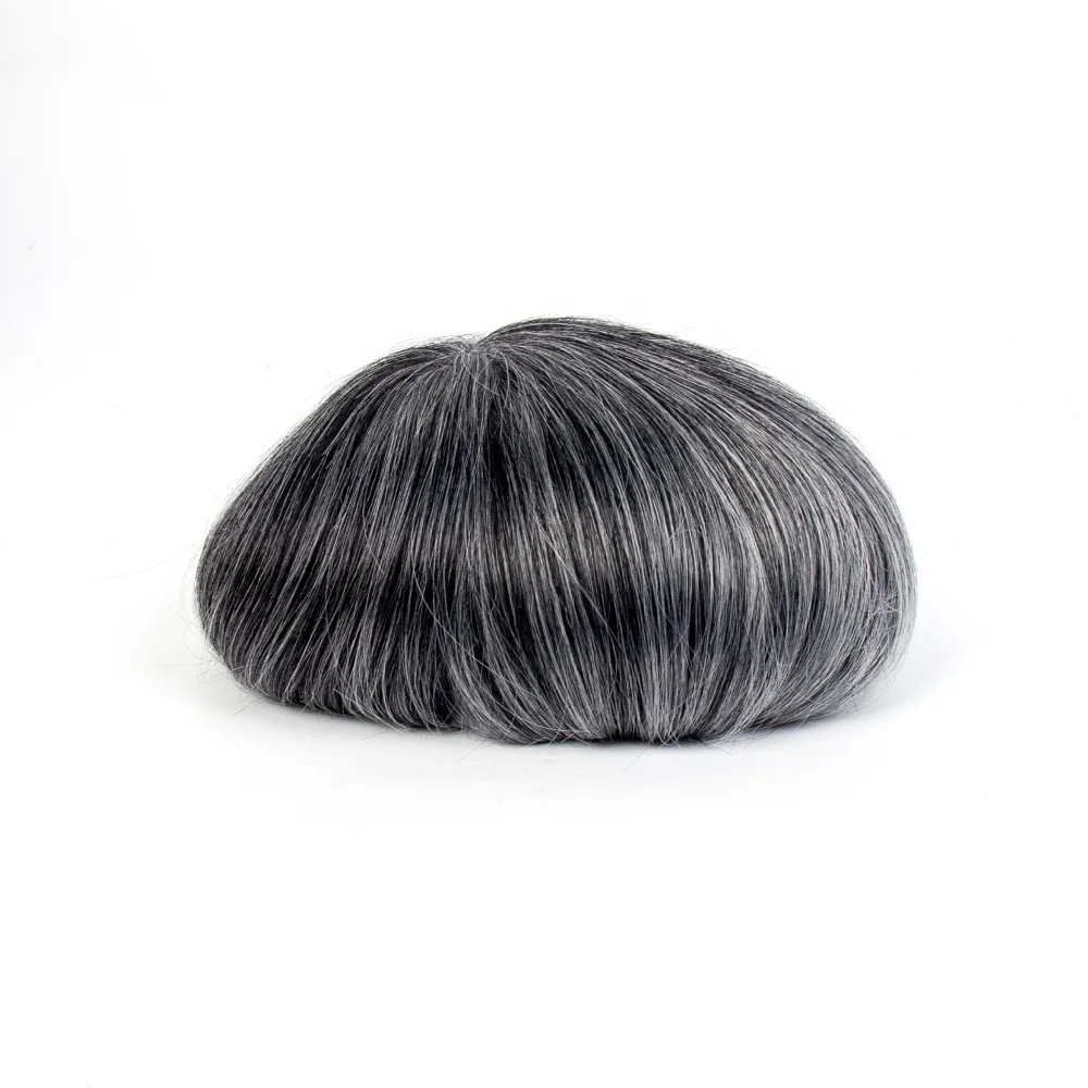 

Skin PU 0.04 Toupeec Ultra Thin V-looped Stock Mens Toupees