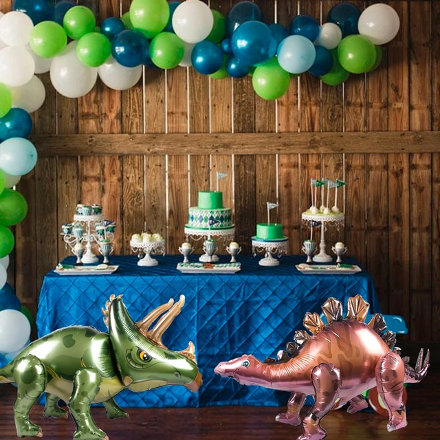 Ballon dinosaure en feuille 4d, 1 pièce, décoration de fête d'anniversaire,  avec des animaux de la Jungle, Globos à Air, cadeau pour bébé, jouet Jurassic  World pour enfant - AliExpress