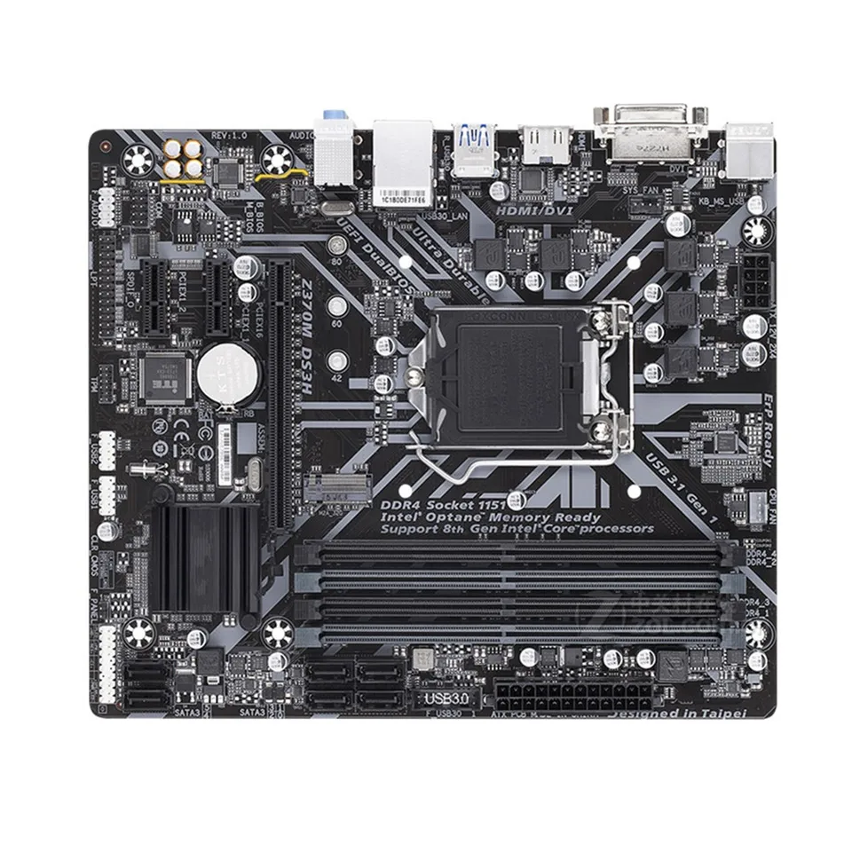 Z370M DS3H マザーボード 64 ギガバイト LGA 1151 DDR4 マイクロ ATX