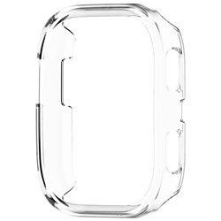 Durable Shockproof Hard Case Cover for Smartwatches - Sleek Protective Bumper Shell with Hollow Out Design (Clear)
