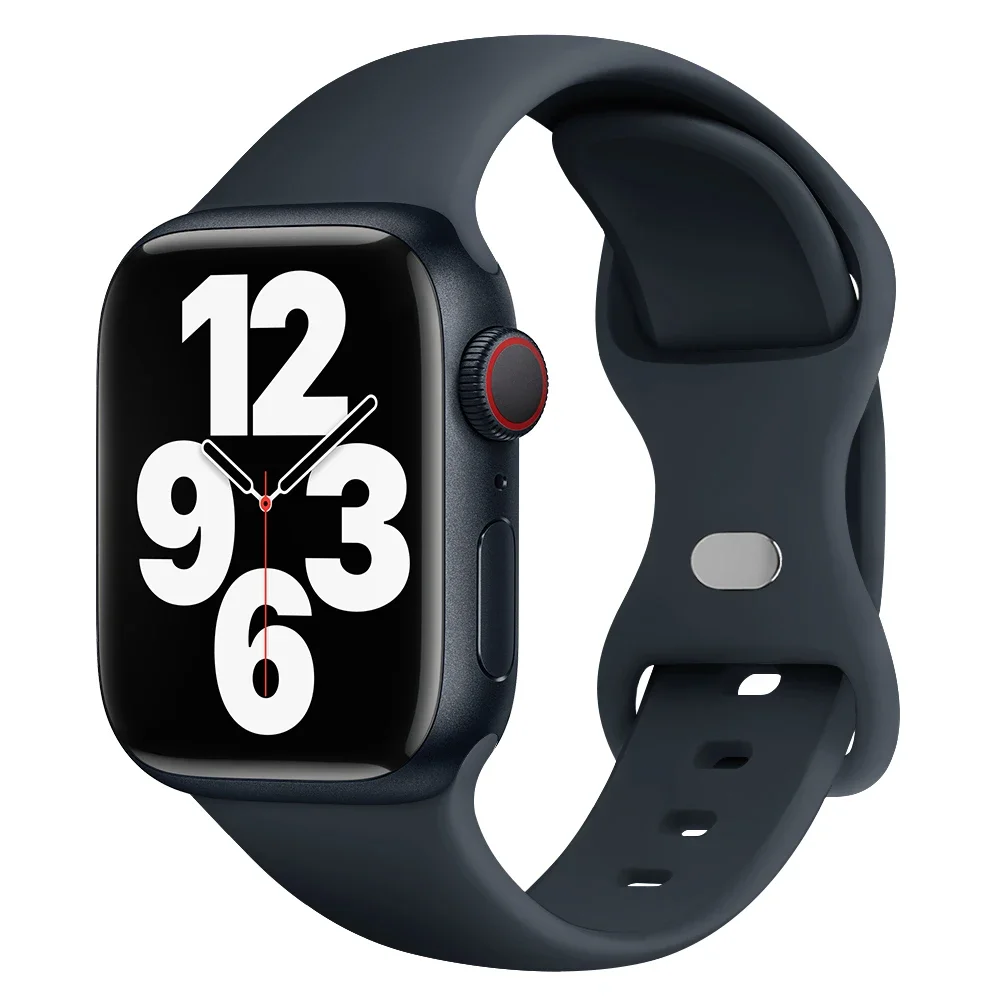 Premium Soft Silicone Smartwatch Band - Versatile Sport Strap Bracelet