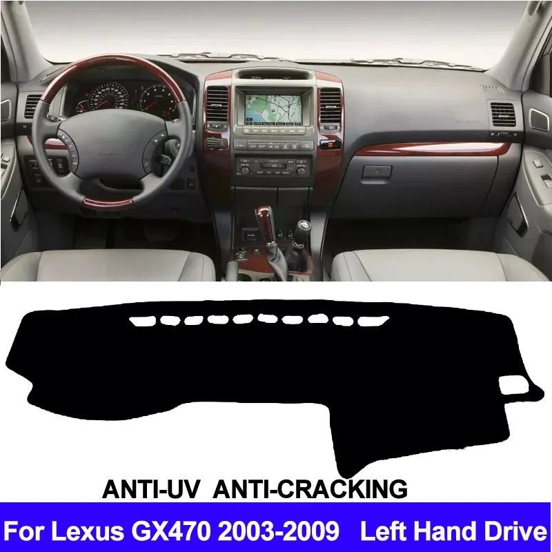 

Car Dashboard Cover Dash Mat For Lexus GX470 2009 2008 2007 2006 2005 2004 2003 Dashmat Pad Anti-slip Carpet ANti-UV