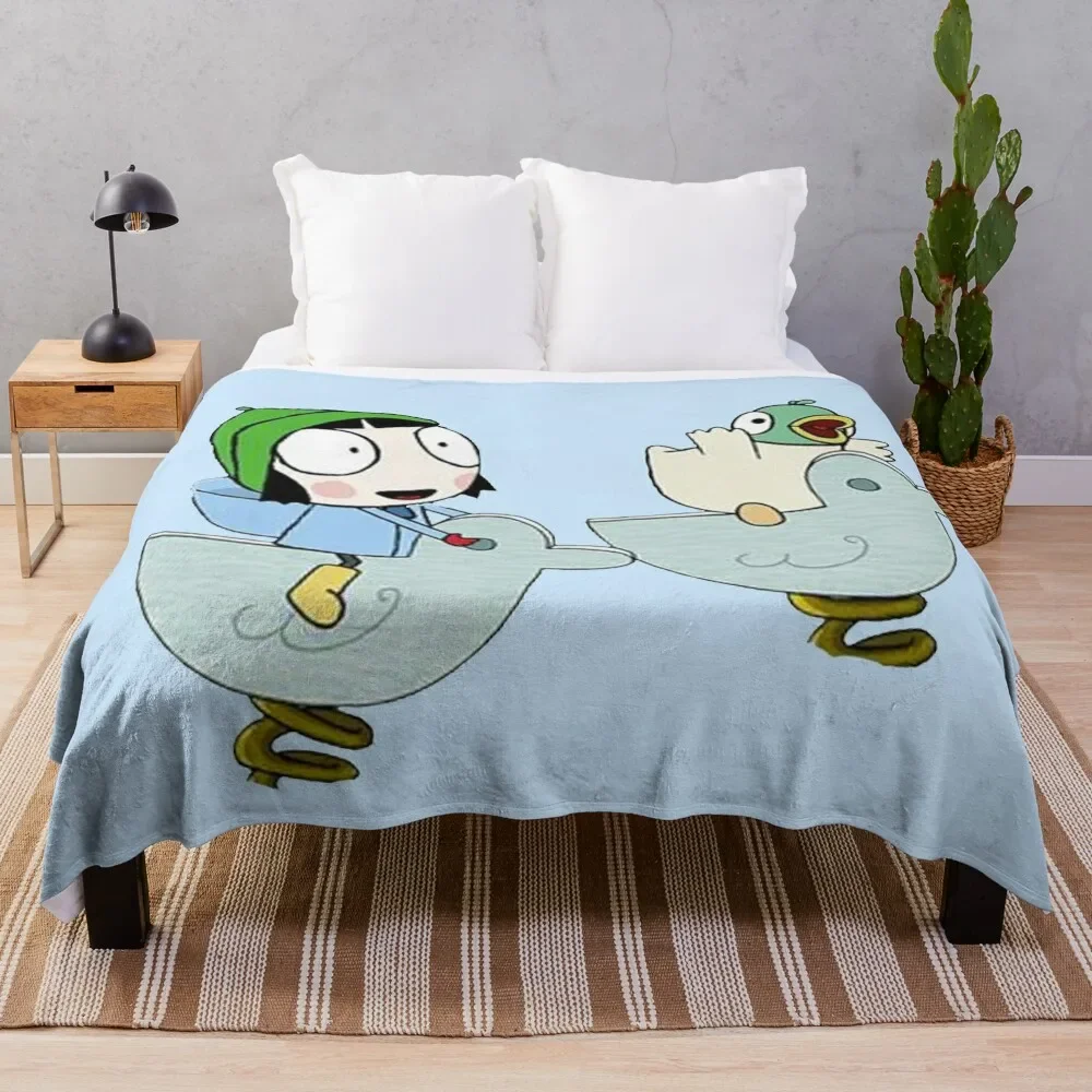 

Sarah and duck Throw Blanket Thermals For Travel Heavy Blankets