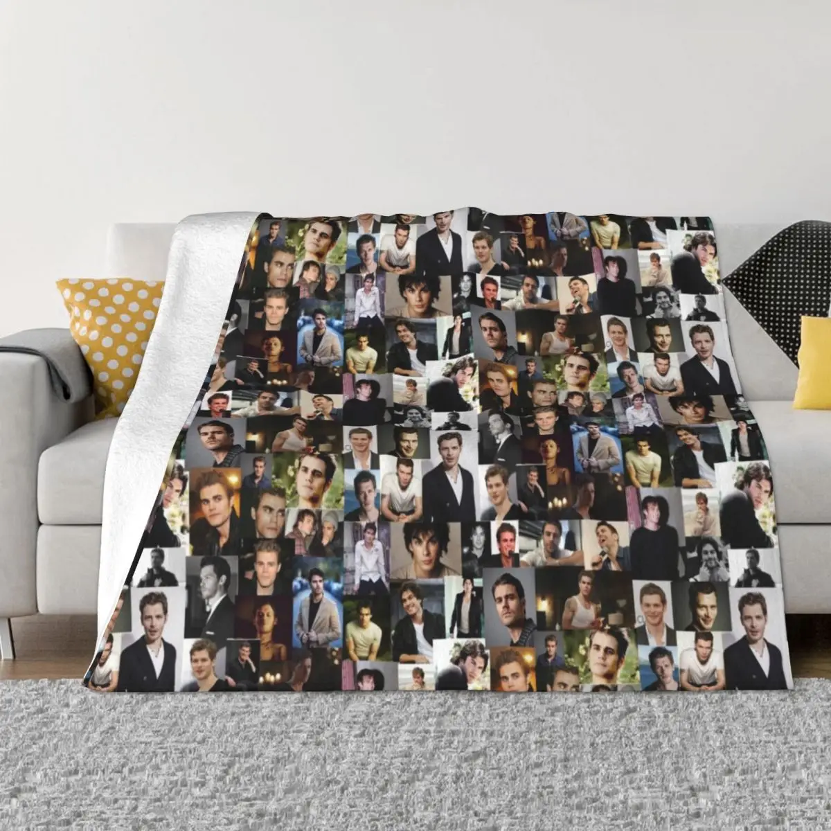 

Ian,Paul and Joseph Throw Blanket Fluffy Soft Blankets Dorm Room Essentials Fashion Sofa Blankets sofa bed