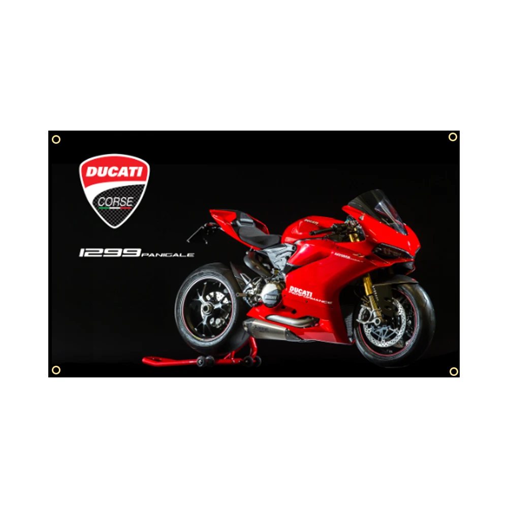 

FLAGCORE 3X5Fts Italy DUCATI Motorcycle flag ft flag banner