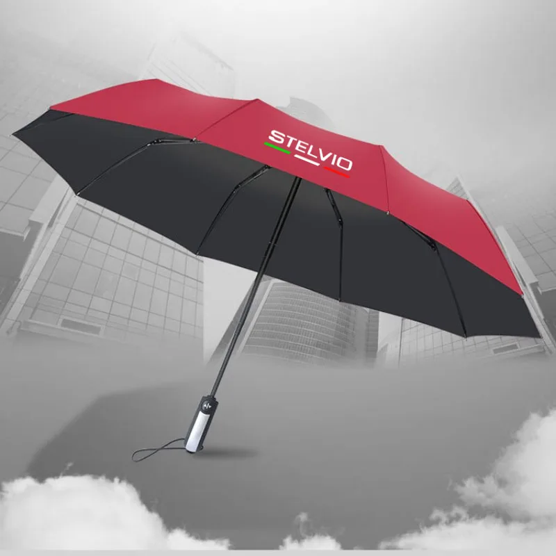 Car Sunshade Windshield Sunshade Windshield Sun Shade Car Automatic Folding Windproof Sunshade Umbrella for Alfa Romeo STELVIO