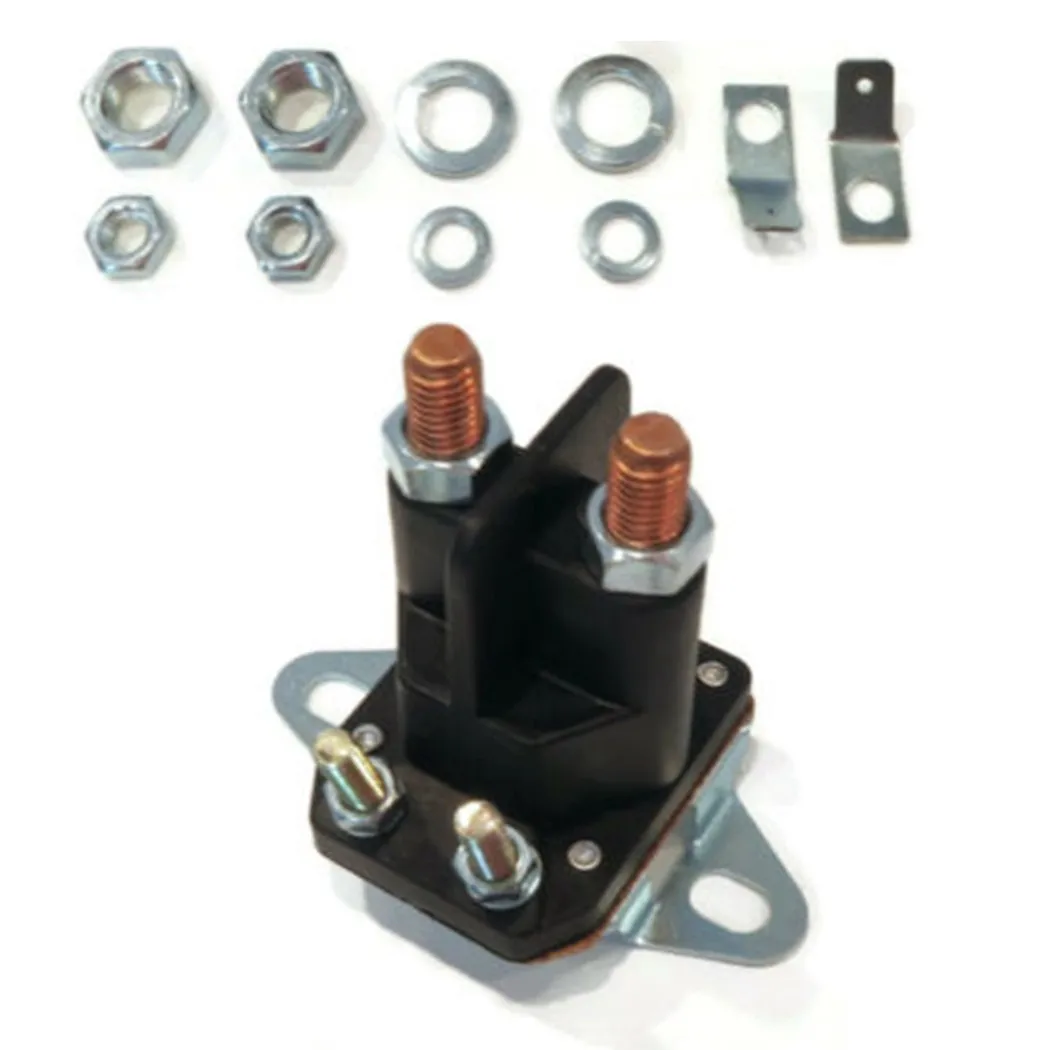 

Universal Magnetic Switch Ride-On Mower 12V 4 Connections Lawn Mower 4-Pole Waterproof Explosion-proof Pushbutton Switches