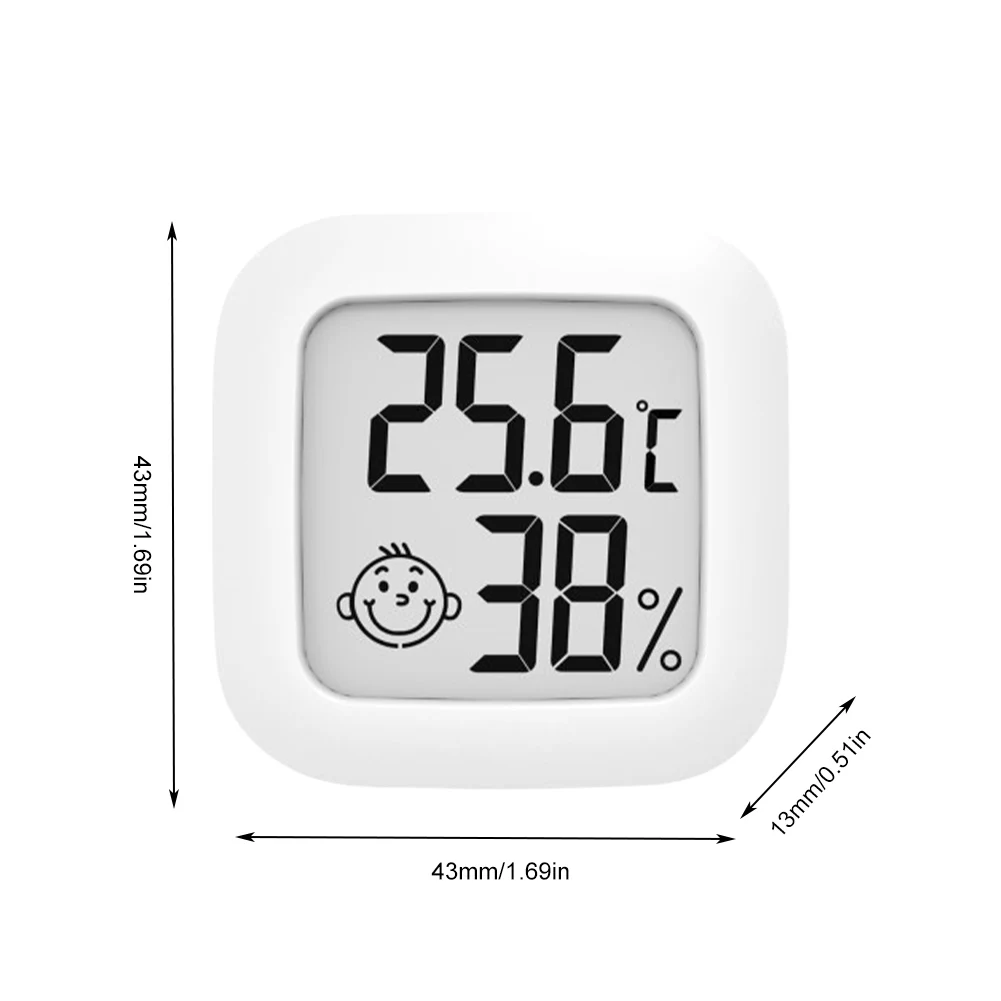 Mini LCD Digital Thermometer Hygrometer Indoor Room Electronic Temperature  with Battery Humidity Meter Humidity Gauge For Home - AliExpress
