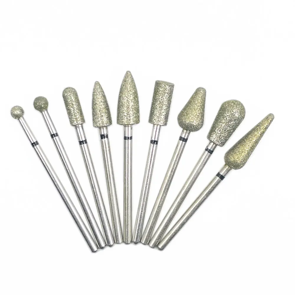 1 Pcs Diamond Nail Drill Burr Milling Manicure Cutter Nail Pedicure Bits Electric Drill Machine Accessory Files Art Tools nail drill bits