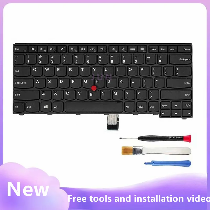 Replacement UK English QWERTY Keyboard For Lenovo ThinkPad T440 T450 T460 Series Laptops