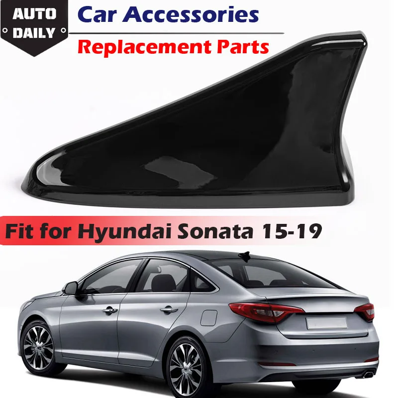 Black Car Shark Fin Roof Aerial Signal Enhancement Antenna Fit For Kia Optima Hyundai Sonata