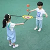 Children Adult Outdoor Interactive Collaboration Game Parent Child Party Elastic Disc Paddle Ball Fun Game Throwing Training Toy 1