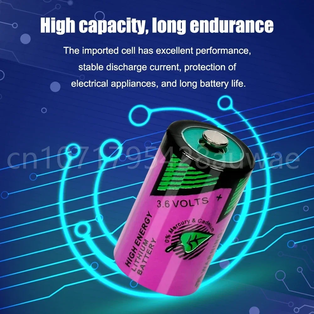 1PCS 3.6V TL-5902 ER14250 LS14250 SL350 Primary Lithium Battery For PNC CNC Machine Tools Alarm Clock Gas Water Meter