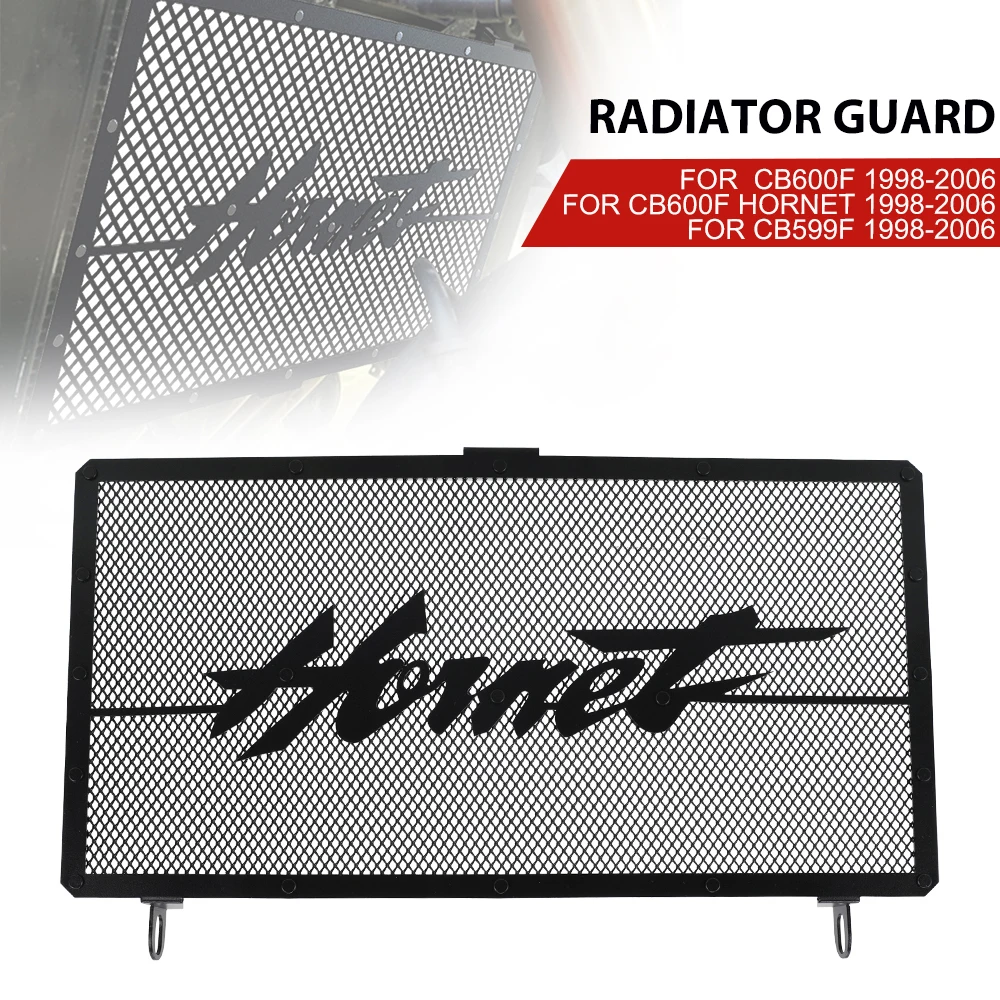 

Motorcycle Radiator Grille Guard Cover Protector For Honda CB600F CB599 Hornet 1998 1999-2005 2006 CB-599 HORNET CB600 F CB 600F