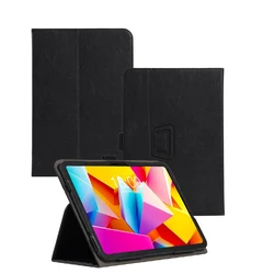 Premium Business Leather Case with Hand Holder Grip for T65 - 13.4 (Black)