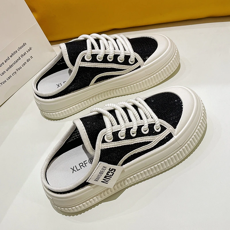 

Сетчатые дышащие женские шлепанцы, спортивные технические летние сандалии на шнуровке, новинка 2024, Повседневная прогулочная обувь, сланцы, кроссовки