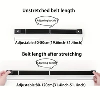 1pc Buckle-Free Belt For Jean Pants,Dresses,No Buckle Stretch Elastic Waist Belt For Women/Men,No Bulge,No Hassle Waist Belt - Image 2