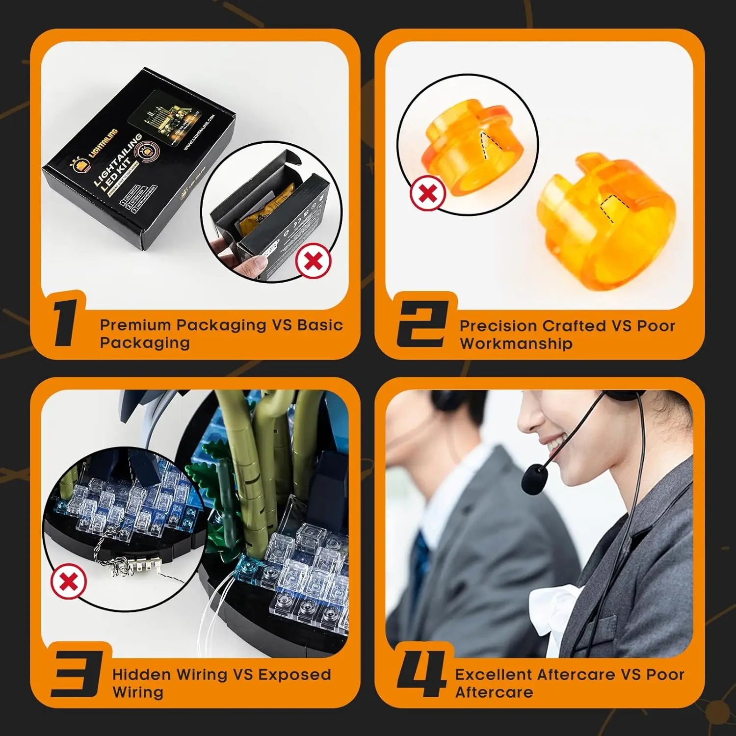 Illuminative 5V LED Decorative Lamp with Battery Box
