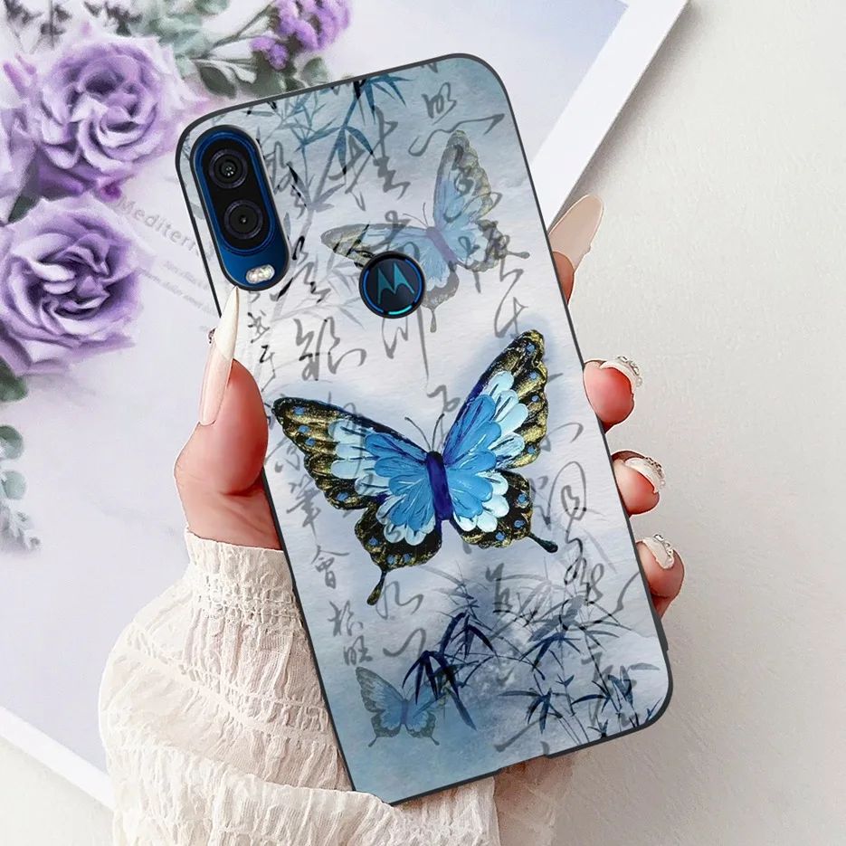 Luxury Butterfly Painted Soft TPU Phone Case Cover