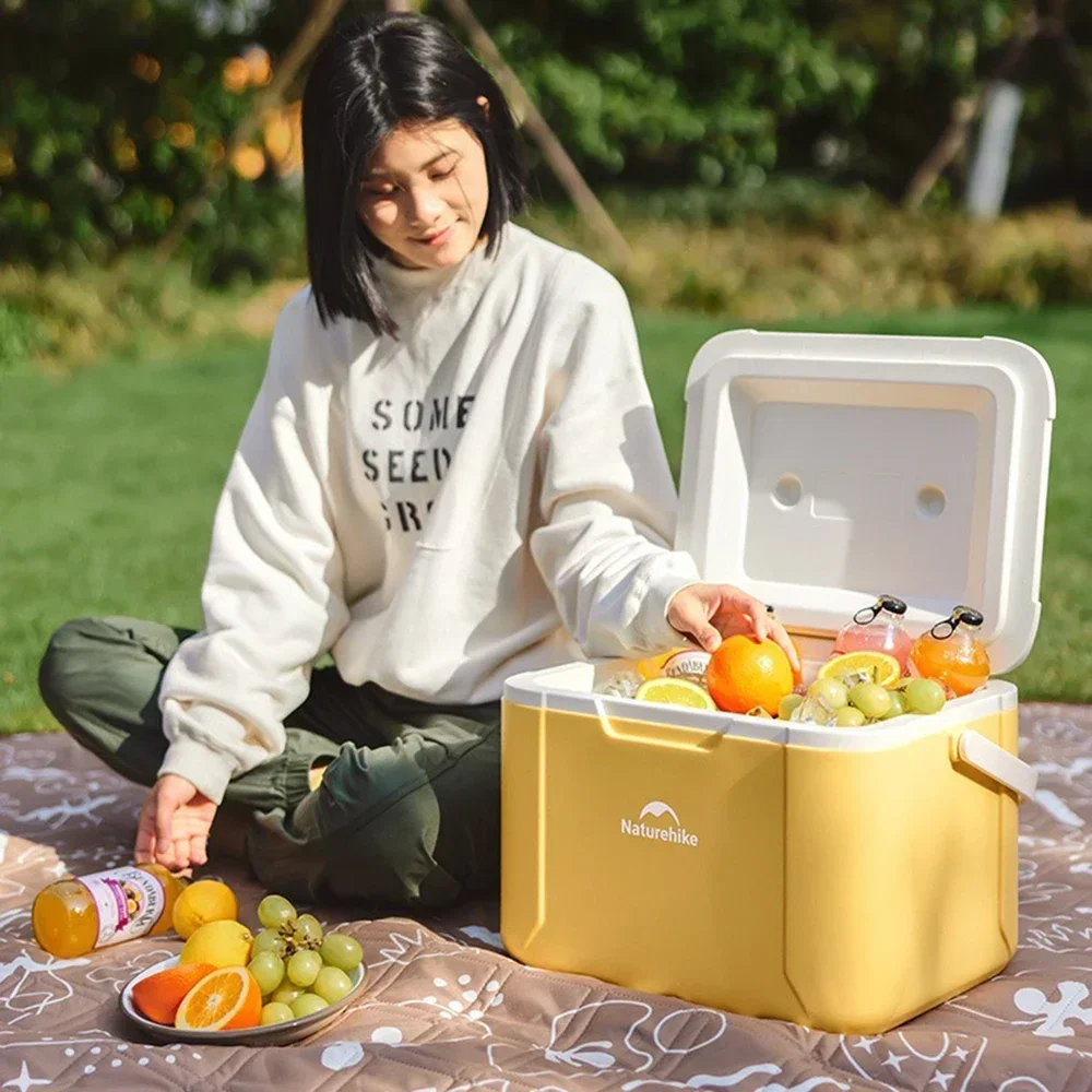 18L/5L Refrigerator, Portable Cooler, Freezer Hard Cooler, 48h Refrigerated Fresh, Suitable for Barbecue, Camping
