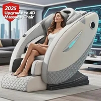 Fauteuil de massage relaxant 4D corps entier 2026 2025 Zéro Gravité SL-Track Shiatsu avec haut-parleur Bluetooth et contrôle IA 1