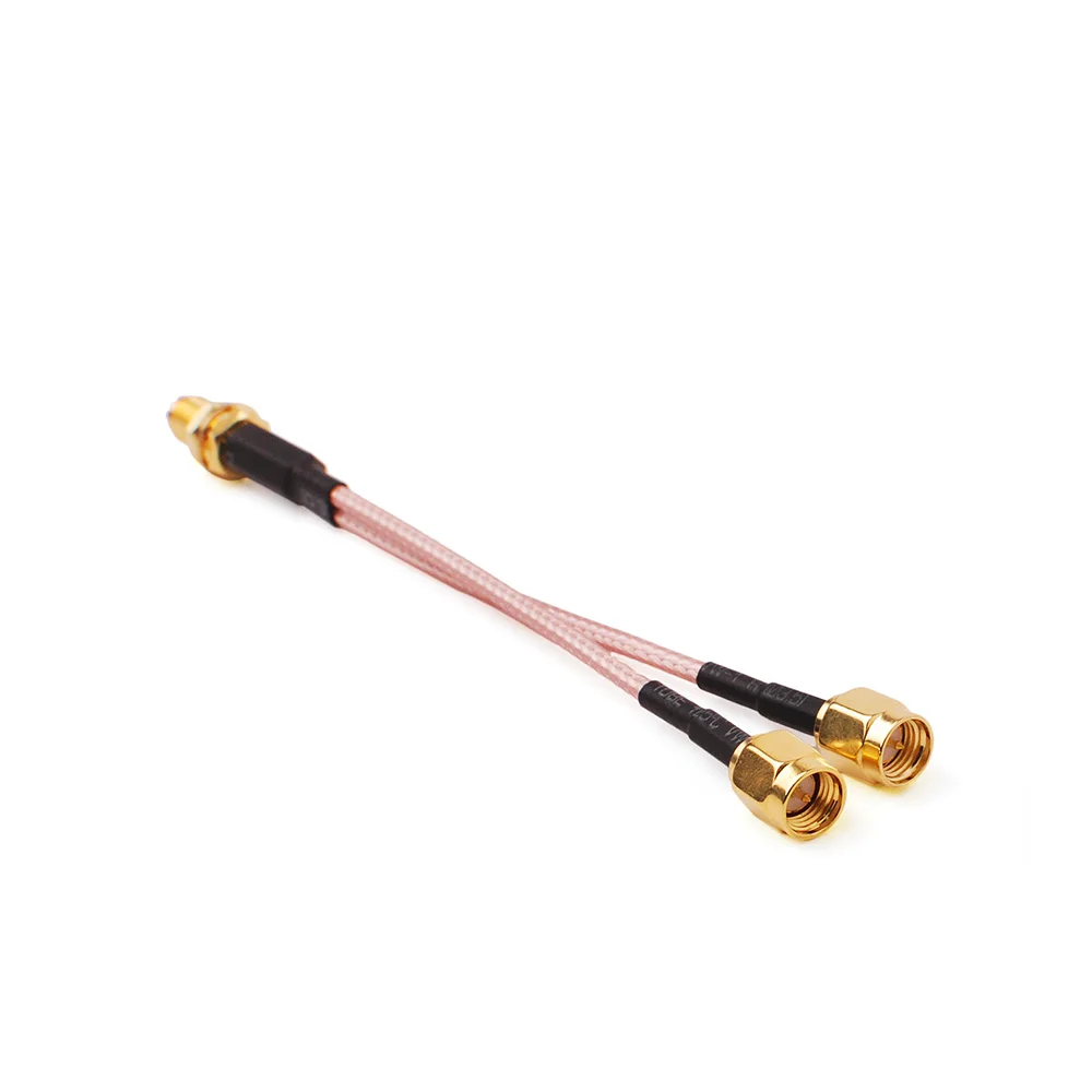 

Superbat 4G LTE Antenna Adapter Splitter Cable SMA Female to Dual SMA Male Cable 15cm 6 inch for Wireless Router CPE Hotspot