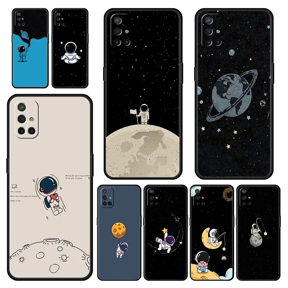 Lovely Astronaut Soft Phone Case - Enhanced Protection and Style