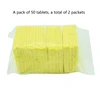 100PCS Soldering Iron Tips Cleaning Sponges High-Quality Heat-Resistant Cleaning Sponge High-Temperature Resistant 4