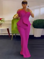 גבוה מותן strapless סרבל קולר גברת ערב ומסיבה צינור העליון סרבל נשים לנשים אלגנטי יום הולדת סקסית 4