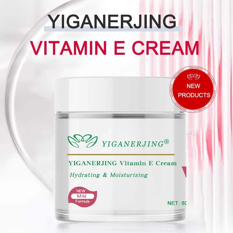 

Yiganerjing Skin Care Vitamin E Face Cream Whitening Moisturizing Anti-aging Anti Wrinkle Day Cream Face Care 80g