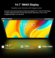 Global Version MPAD14 14 Inch 1920x1080 IPS Large screen Tablet PC 8+16MP Camera 12+256GB MT6769 G85 Tablets Android12 Laptop 1