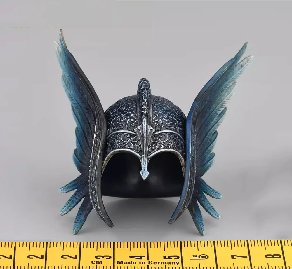 1/6 Tbleague Pl2022-192B Night Warrior Donna Versione Blu Mini Casco Con Giocattoli Di Piume Modello Per Action Figure Da 12 "Collect