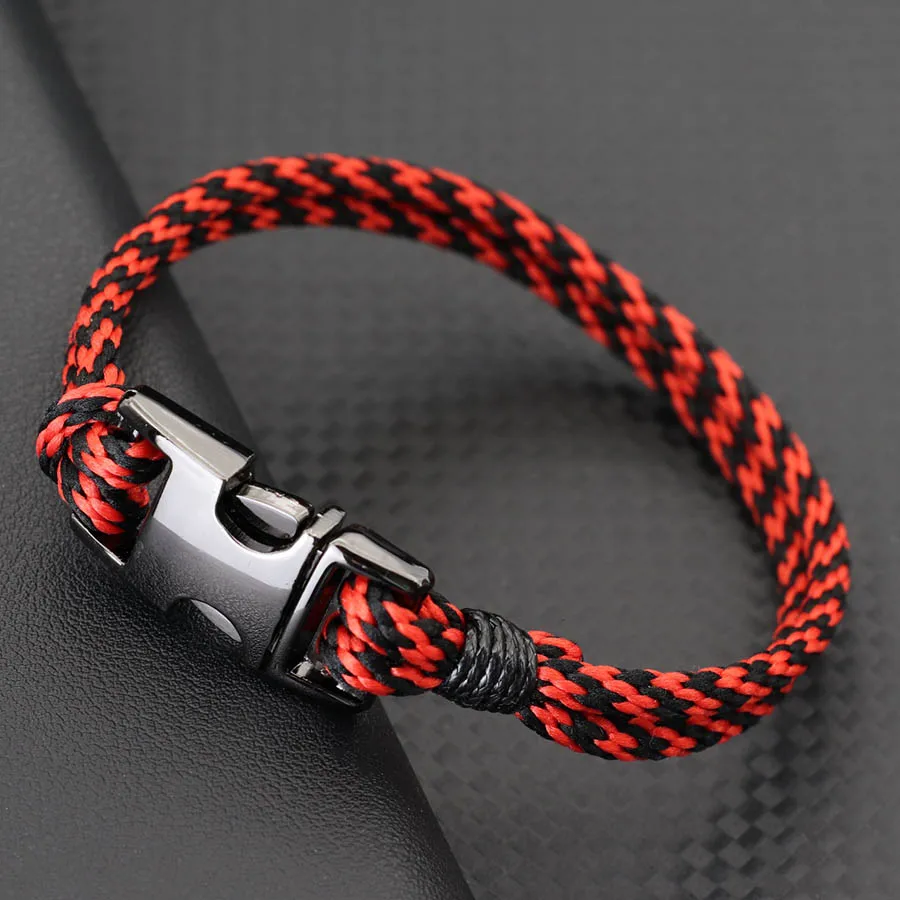 Handmade Braided Rope Bracelet for Men Outdoor