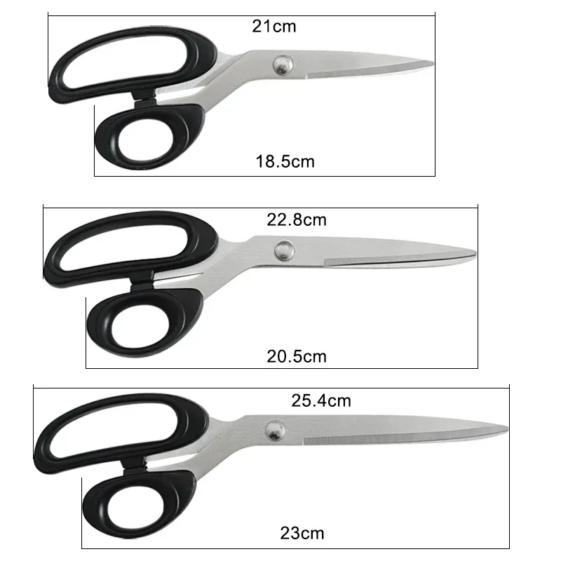 Scissors For Fabric 10inch 25CM Tailor's Scissors Fabric Stainless Steel  Scissor Sewing Scissors Tool Cuts Craft Tijeras Costurs - Price history &  Review, AliExpress Seller - WyFeay Official Store