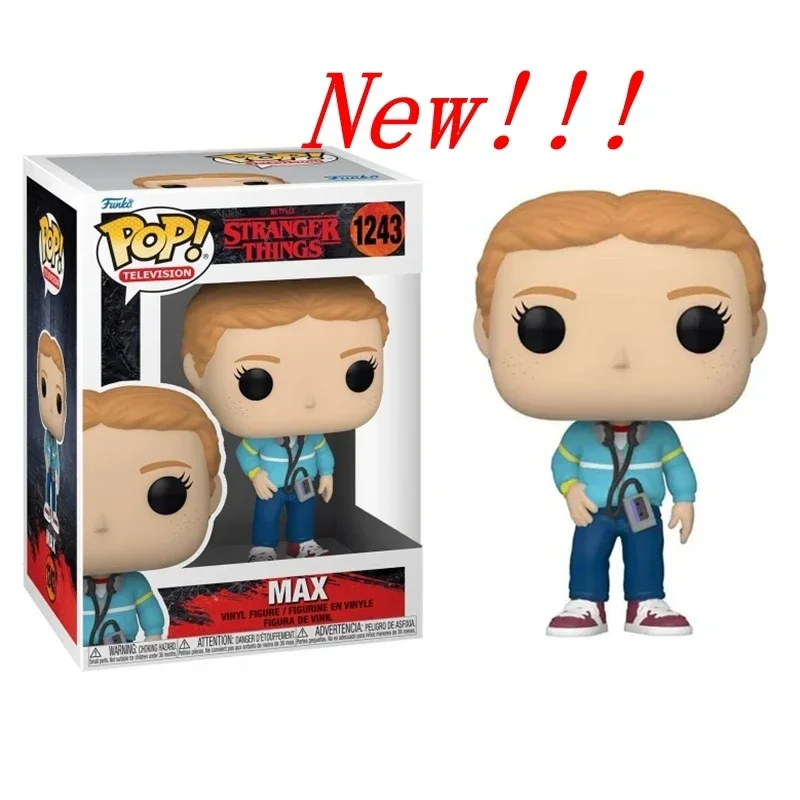 thumbnail image 1 of FUNKO POP Stranger All Series Toys Suzie Dustin Steve Robin Max Figuras de acción de vinilo Colección Modelos para regalos para niños, 1 of 5
