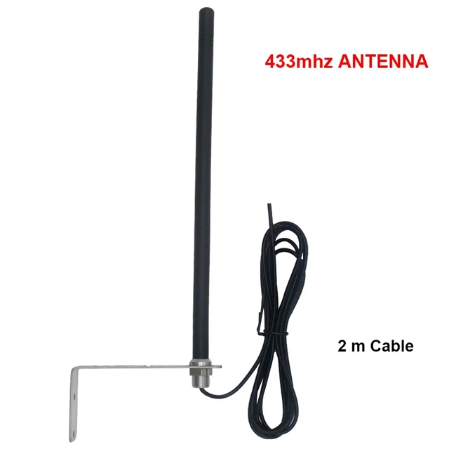 Outdoor waterproof 433mhz antenna for garage remote control door, with