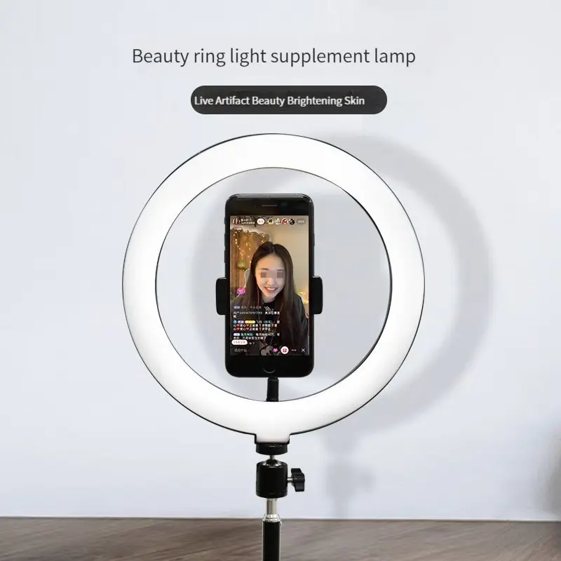 LED Fill Light Square Light Live Shooting Flat Lamp Crystal Ring Mobile Phone Live Broadcast Fill