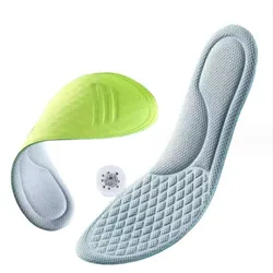 Comfort Fit Absorb-Sweat Sport Insoles - Memory Foam Cushion for All-Day Support (Green)