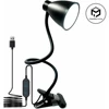 38 LED Desk Lamp 3 Color Modes 10 Brightness Dimmer Reading Light Auto Off Timer Desk Light Flexible Gooseneck Clip Book Light 1