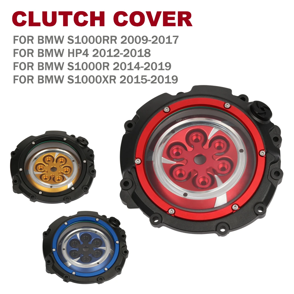 Motorcycle Racing Clear Clutch Cover Spring Retainer For BMW S1000RR