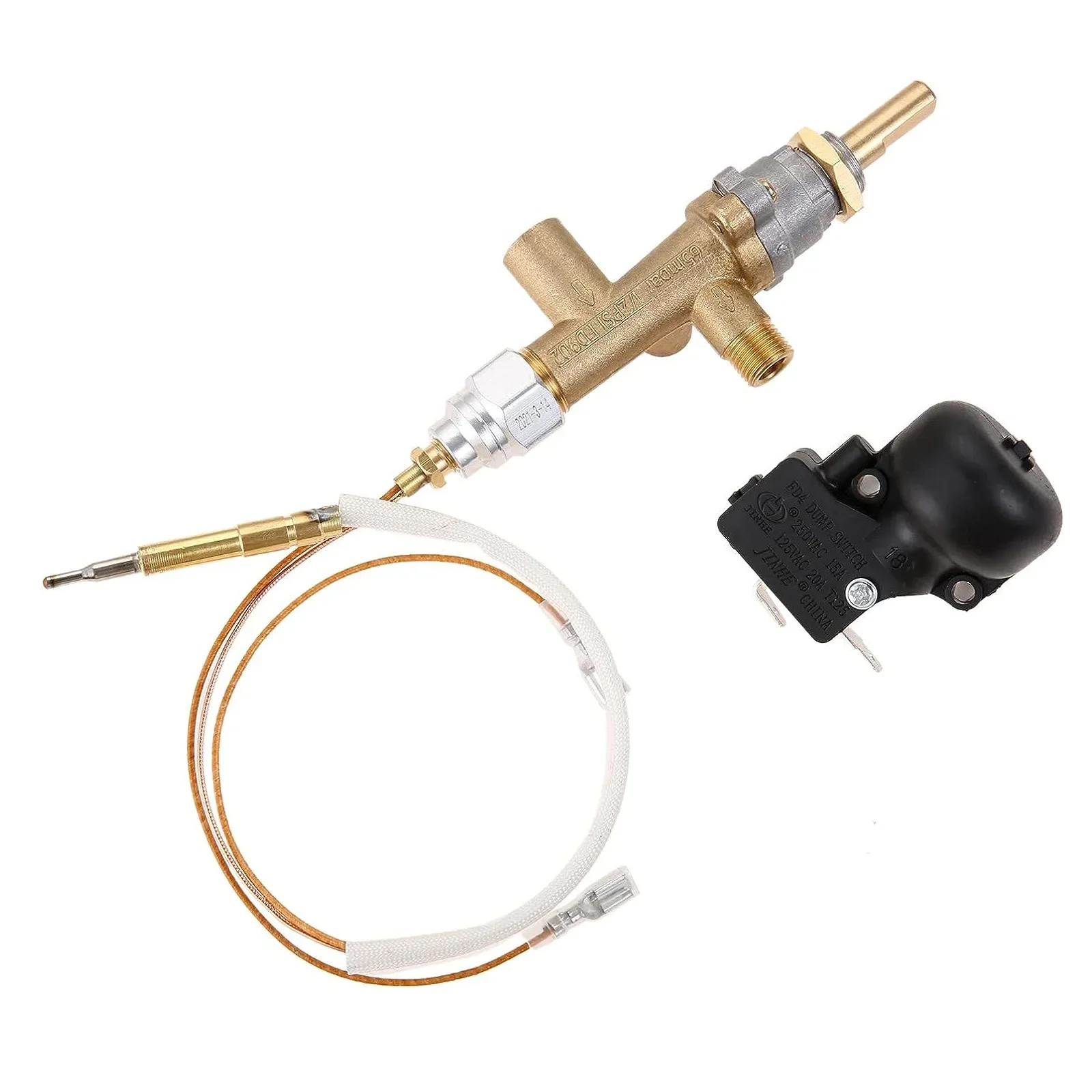 Reparo do Calefator do Pátio do Gás Propano Sensor Termopar Controle do Interruptor de Despejo Kits de Segurança Válvula de Controle Principal com Porta Piloto Peças de