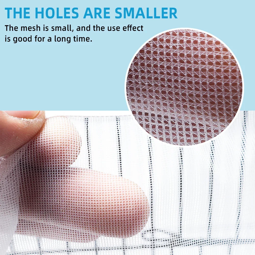 Nylon Mesh Bird Cage Cover Shell Skirt Net Easy Cleaning Seed Catcher Guard Bird Cage Accessories Airy Mesh Parrot Net bird cage cover bird cage accessories bird cage small animal cage protection supplies