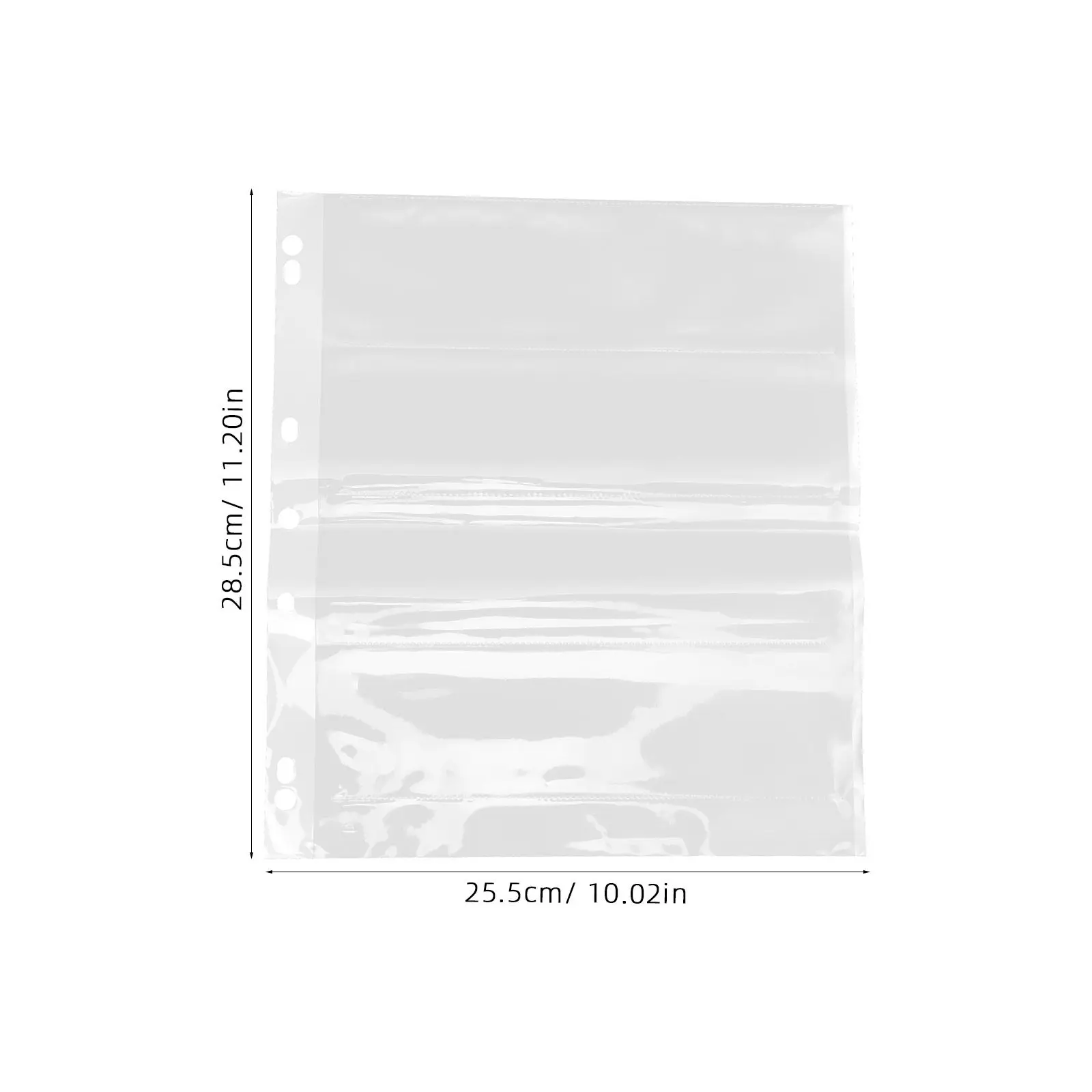 10Pcs 필름 네거티브 가방 보관용 시트 사진 컬렉션 주최자용 플랫 필름 슬리브 보호용 파우치