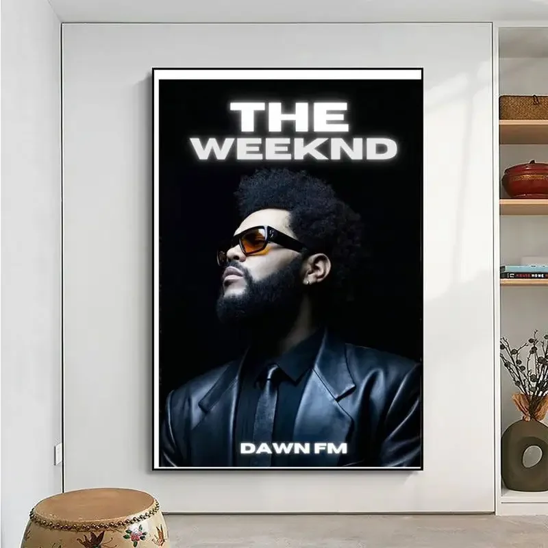 Babaite Rap Rapper Hip Hop The W-Weeknd POSTER Good Quality Prints Kraft Paper Sticker DIY Room Bar wall stickers Decor Big Szie