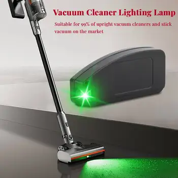 Vacuum Light Green Light Attachment Vacuum Cleaner LED Dust Display Lamp Vacuum Accessories Universal Lamp for Home Pet Shop 1