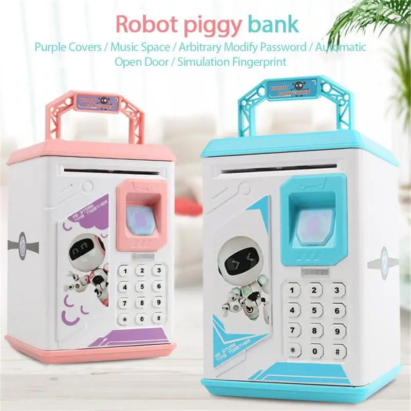 전자 지문 돼지 저금통, 현금 저축 은행, 크리스마스 선물, ATM 번호