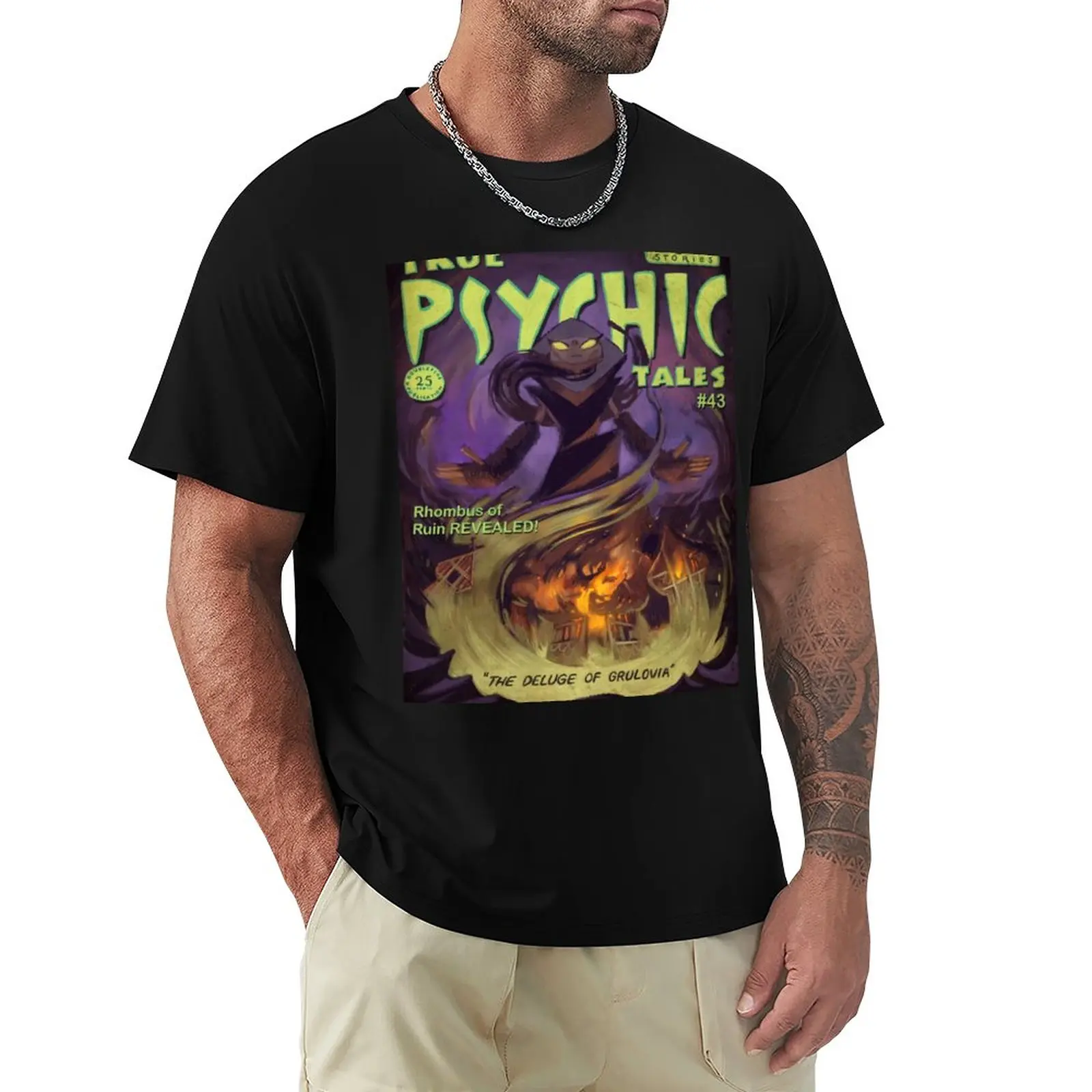

Psychonauts 2 True Psychic Tales T-Shirt plus size t shirts Blouse funny t shirts men clothings