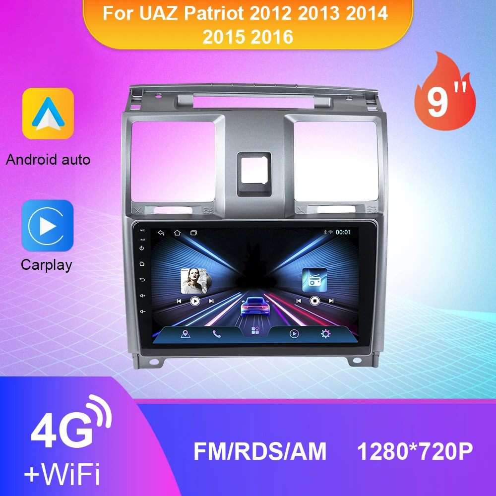 

Автомагнитола для уаз патриот 2012-2016, 2 Din, Android 10
